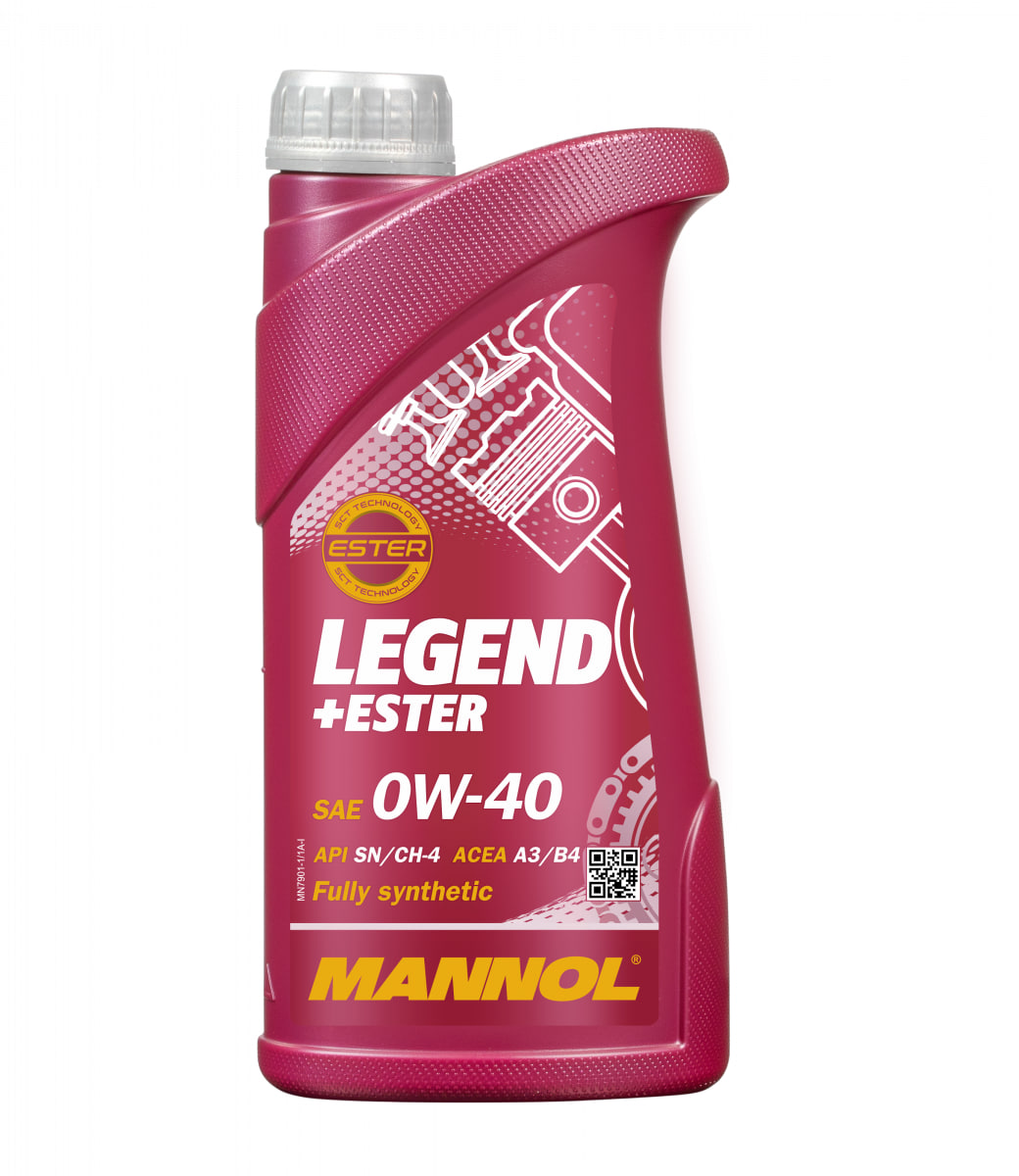 Моторна олива MANNOL Legend + Ester 0W-40 1л