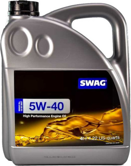 Масло моторное SWAG 5W-40 4 л