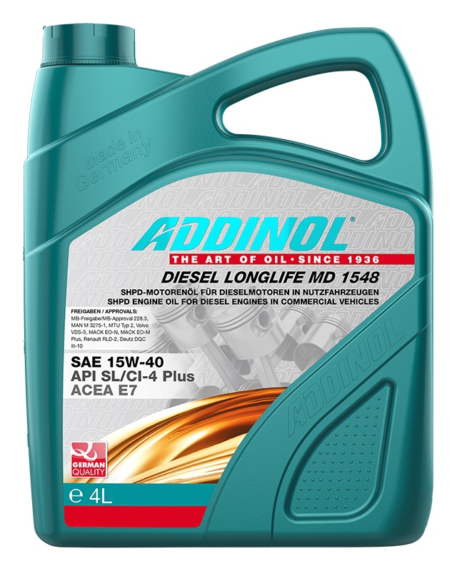 Масло моторное ADDINOL DieselLonglife MD 1548 15W-40 4 л
