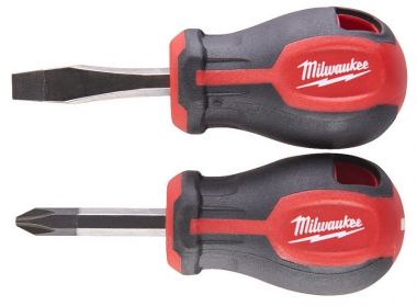 Набор коротких отверток магнитных с трехгранной рукояткой (2 шт.) MILWAUKEE ACC 4932471810