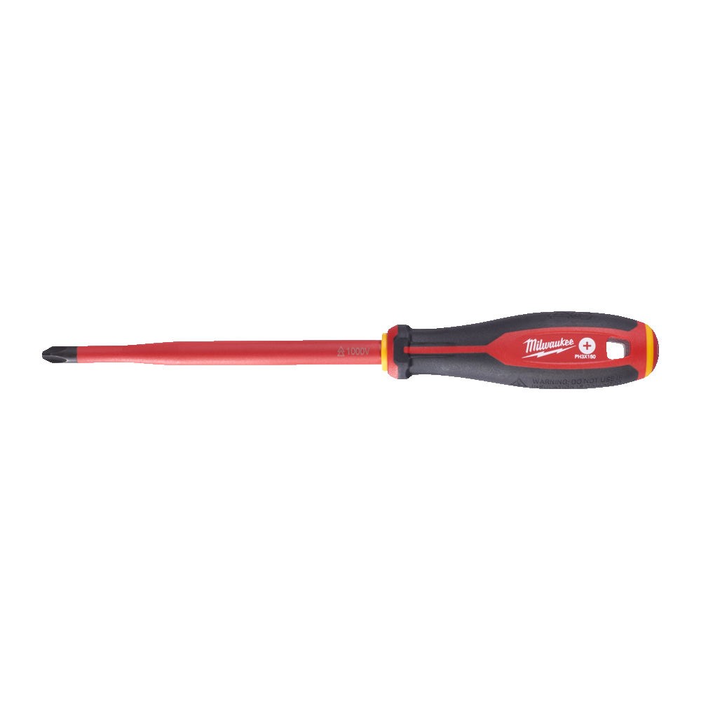 Трехгранная отвертка, изолированная VDE PH3x150 мм MILWAUKEE ACC 4932478723