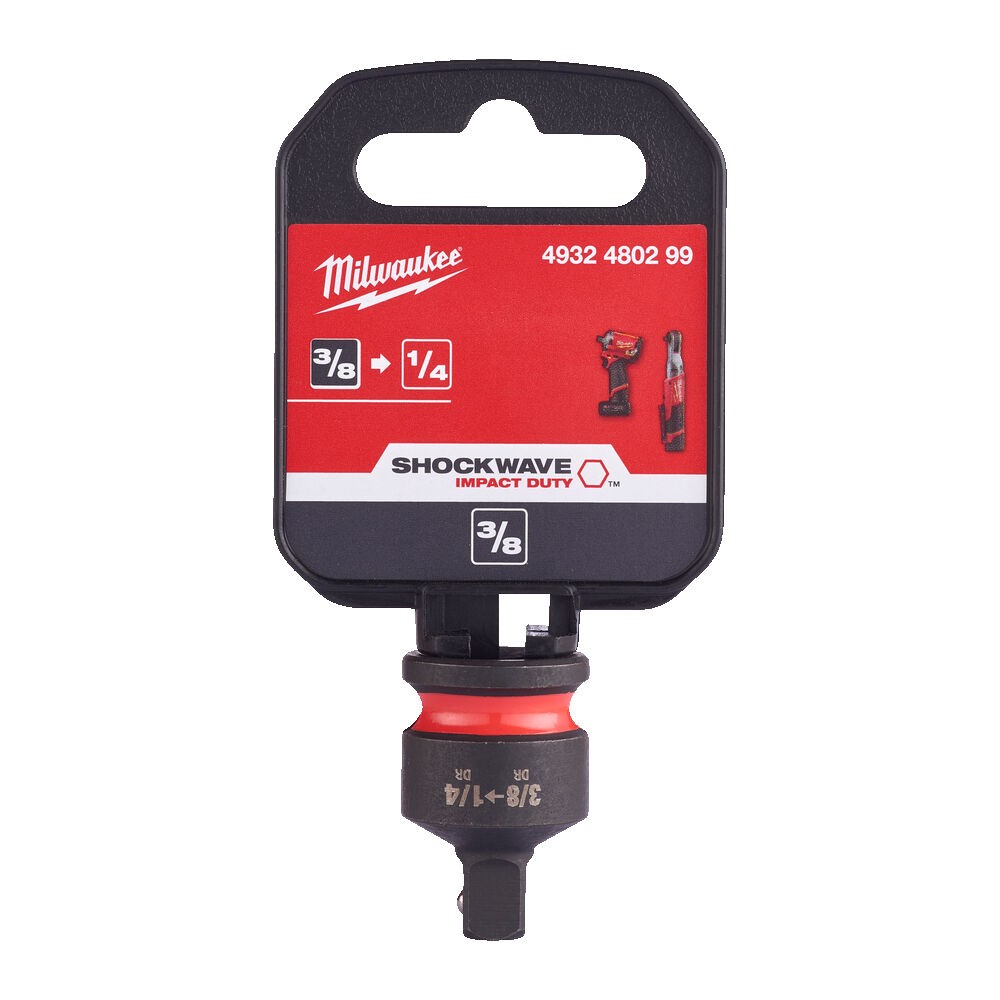 Адаптер для головок-ShW 3/8 квадрат-1/4 квадрат ударный MILWAUKEE ACC 4932480299