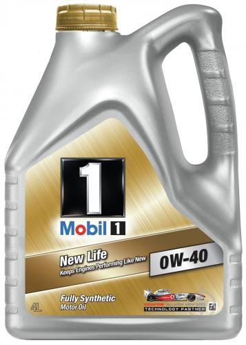 Масло моторное MOBIL 1 New Life 0W-40 4 л