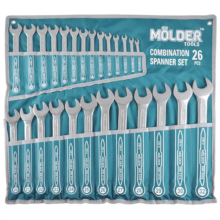 Набор ключей комбинированных MOLDER MT58126 6-32 мм, 26 ед