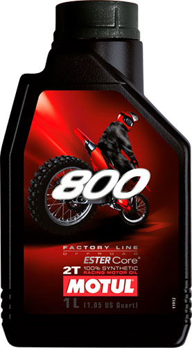 Моторна олива MOTUL 800 2T Factory Line Road Racing 1л