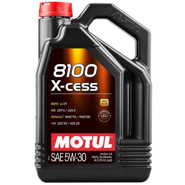 Масло моторное MOTUL 8100 X-cess SAE 5W-30 4 л