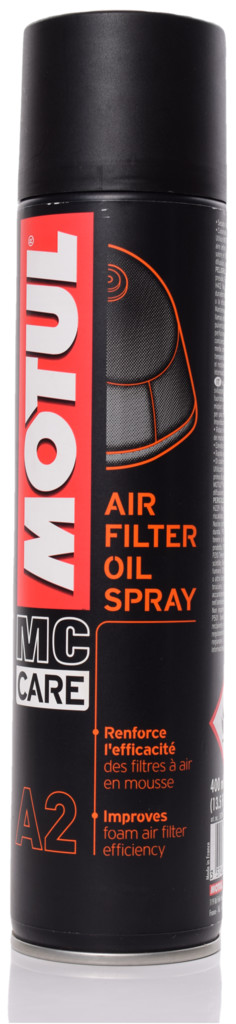 Липкое масло для воздушных фильтров MOTUL A2 Air Filter Oil Spray 0,4 л