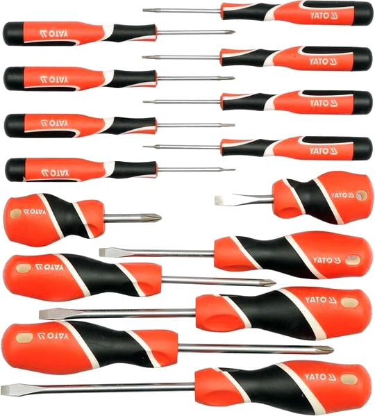 Набор отверток SL, PH, TORX. 15 шт. YATO YT-25981