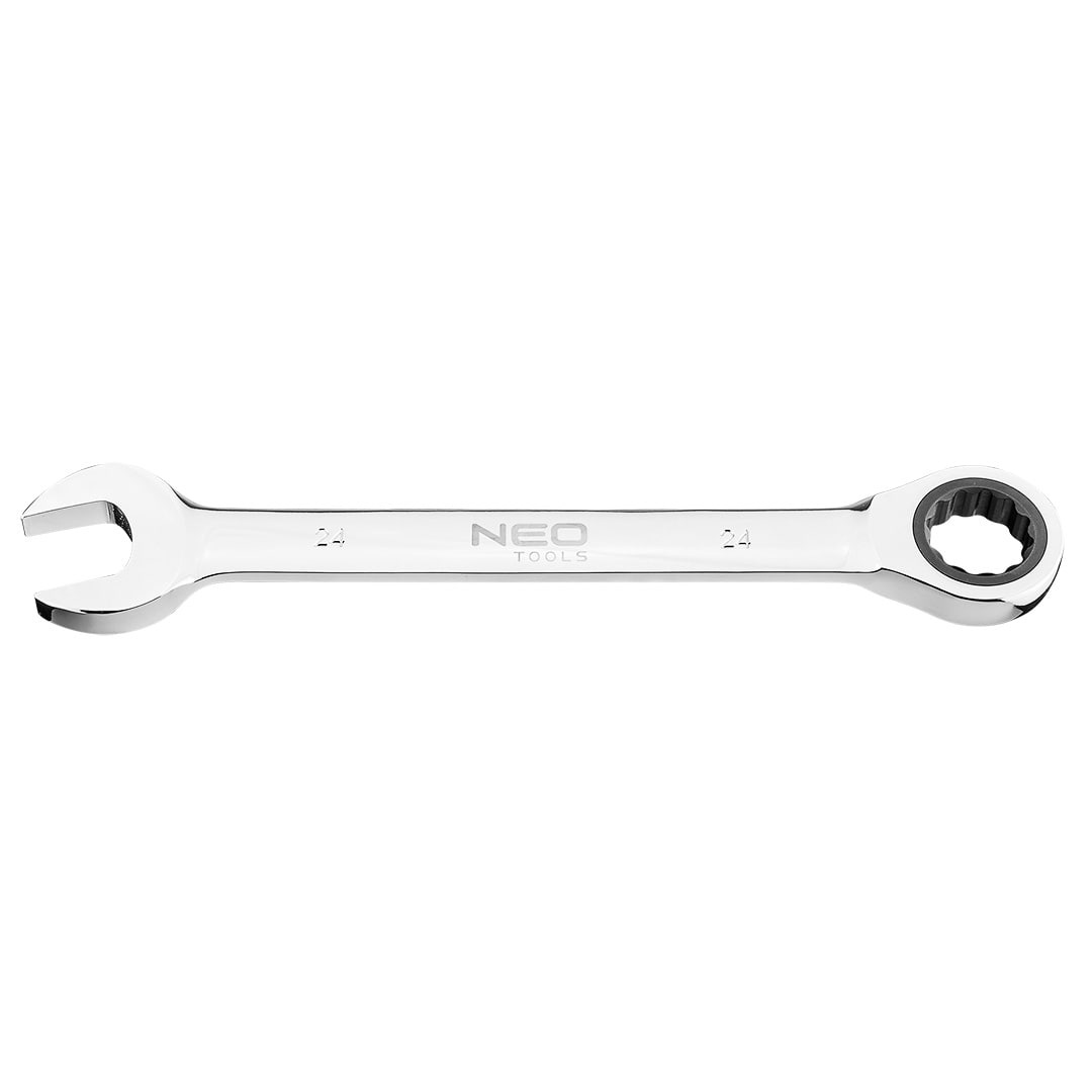 Ключ комбинированный с трещоточкой, 24 мм NEO TOOLS 09-043