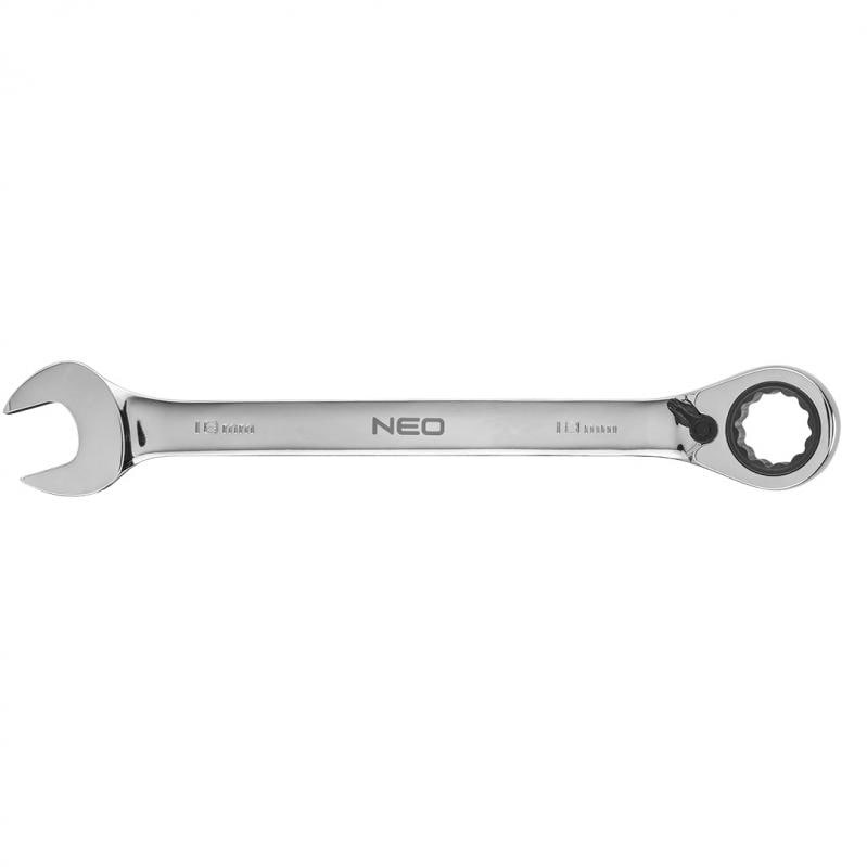 Ключ комбинированный с трещоткой 18 мм NEO TOOLS 09-330
