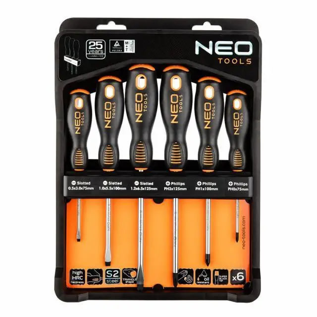 Набор отверток Torx/PH/PZ/SL 6 ед. NEO TOOLS 4213