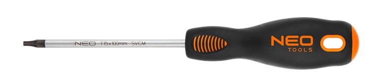 Отвертка NEO Torx T15 x 100 мм, CrMo Neo Tools 04-044