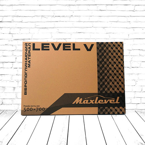 Виброизоляция MAX LEVEL MLV3, 500x700x3,5 ММ