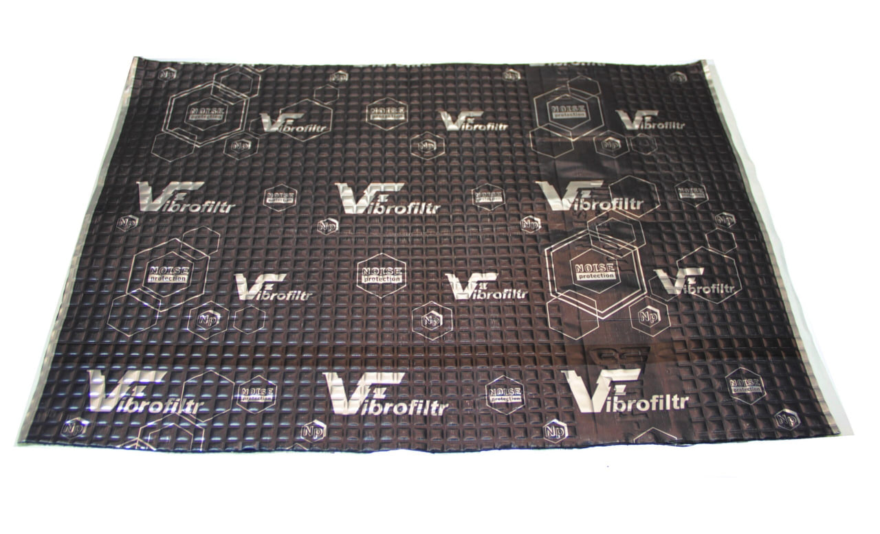 Виброизоляция VIBROFILTR PREMIUM 1.5, 2,5 М2, 500х700x1,5 ММ