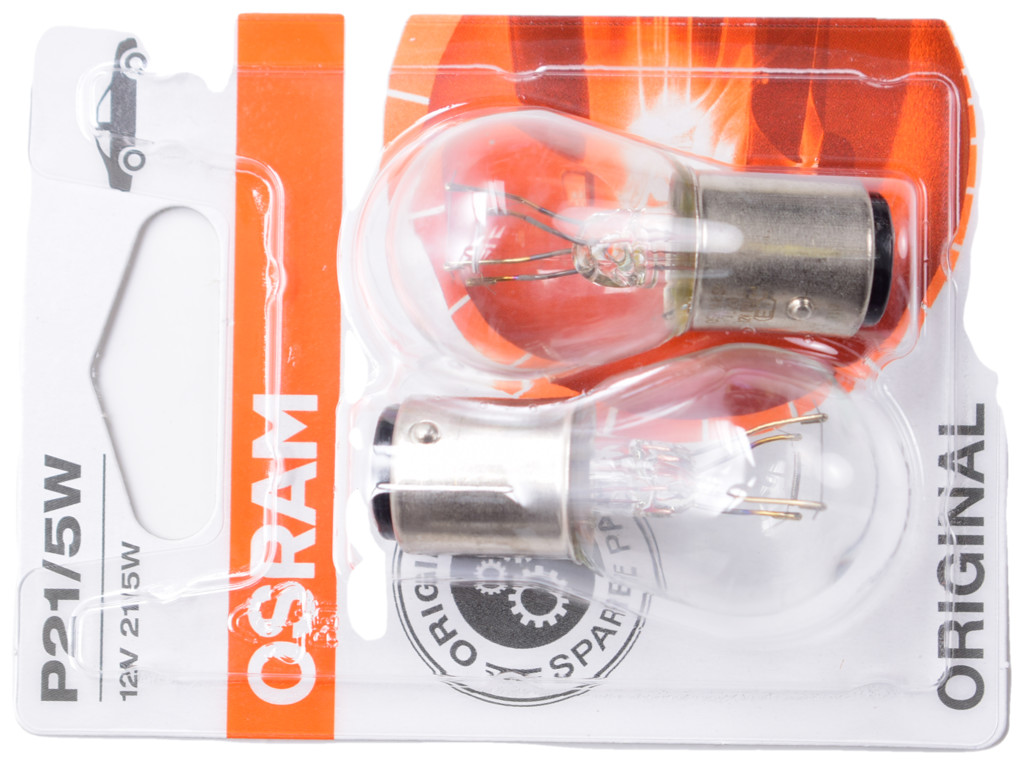 Лампа накаливания OSRAM 7528-02B (фонарь указателя поворота, фонарь сигнала торможения/задний габаритный огонь, фара заднего хода)