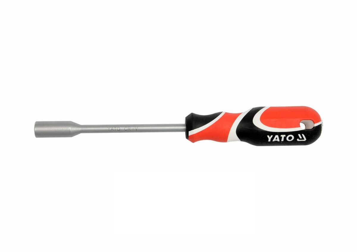 Отвертка торцевая YATO с магнитным наконечником: М=10 мм, L=242 мм, CrV YATO YT-1546