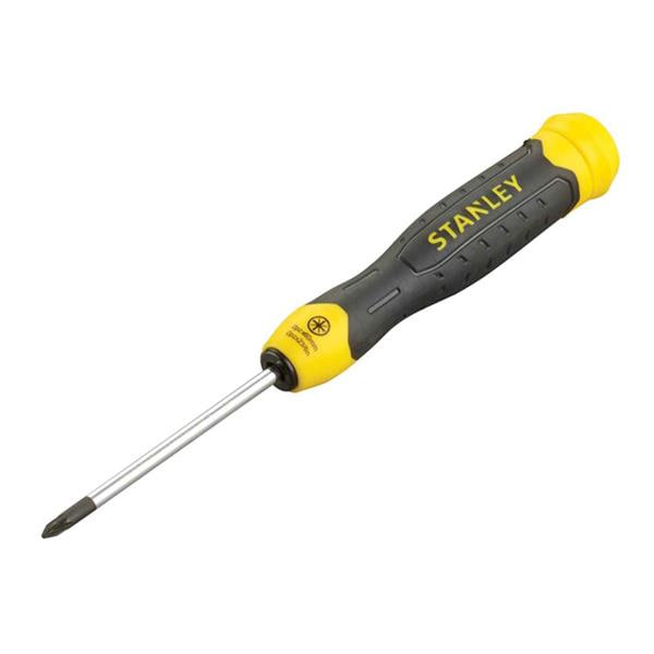 Викрутка хрестова "Cushion Grip" : "Pozidriv" PZ2 x 100 мм DW STANLEY 0-64-974