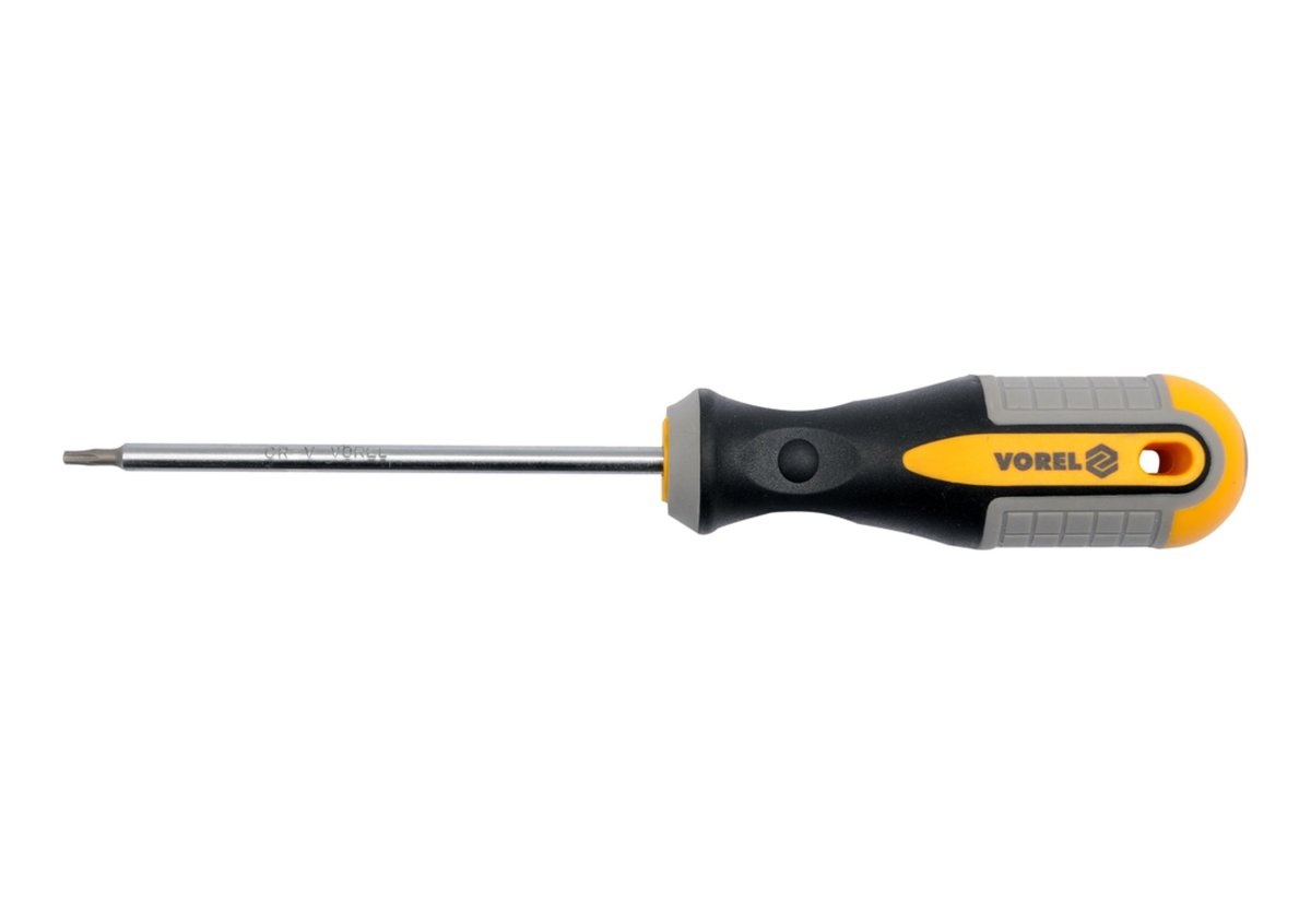Отвертка звездная: TORX-Security Т10х100 мм. CrV VOREL 60885