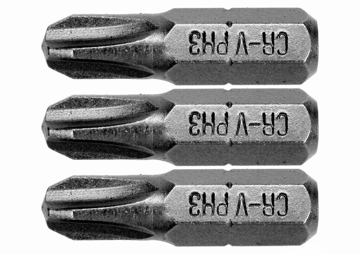 Отверточная насадка: Phillips PH3 x 25 мм, HEX 1/4