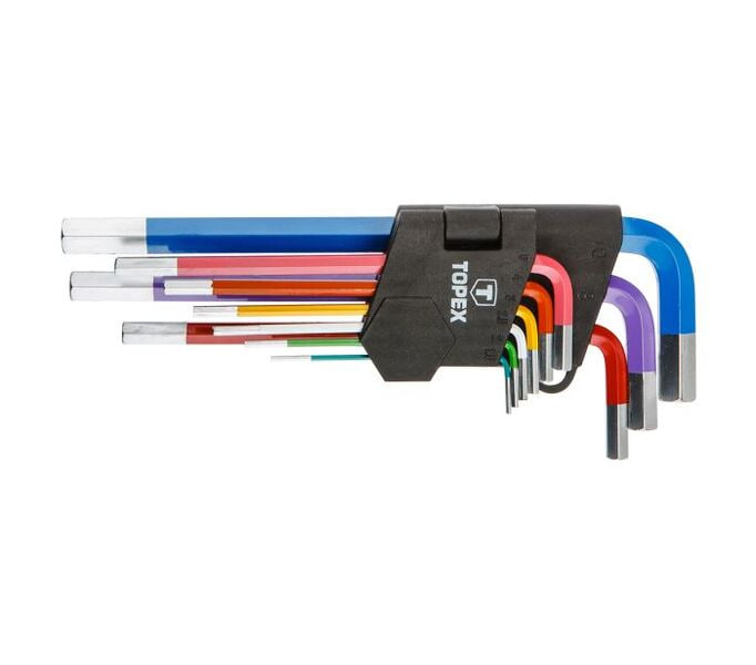 Набор ключей шестигранных TOPEX 35D966 1,5-10 мм, 9 ед