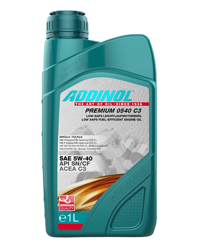 Моторна олива ADDINOL Premium 0540 C3 5W-40 1 л