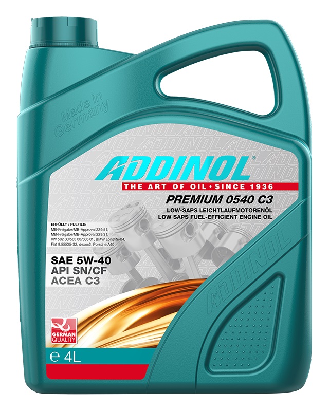 Масло моторное ADDINOL Premium 0540 C3 5W-40 4 л