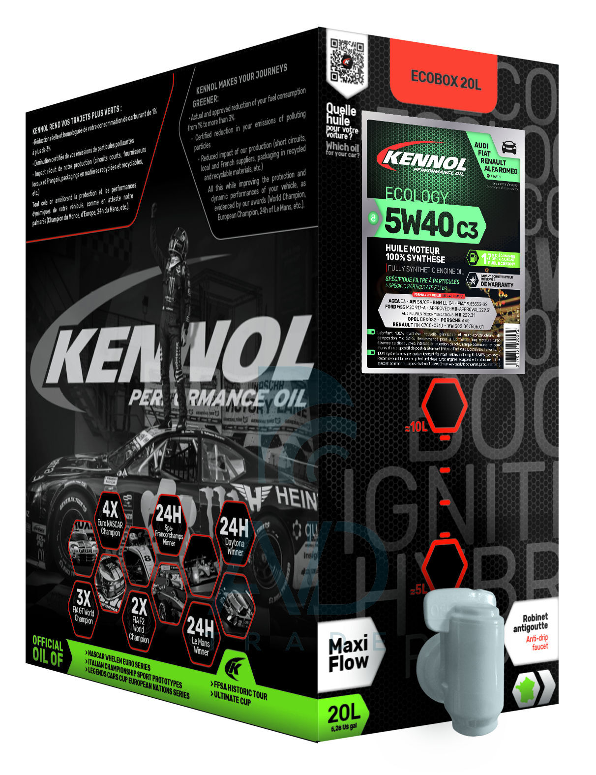 Масло моторное KENNOL ECOLOGY 5W30 С2 (20л EcoBox)