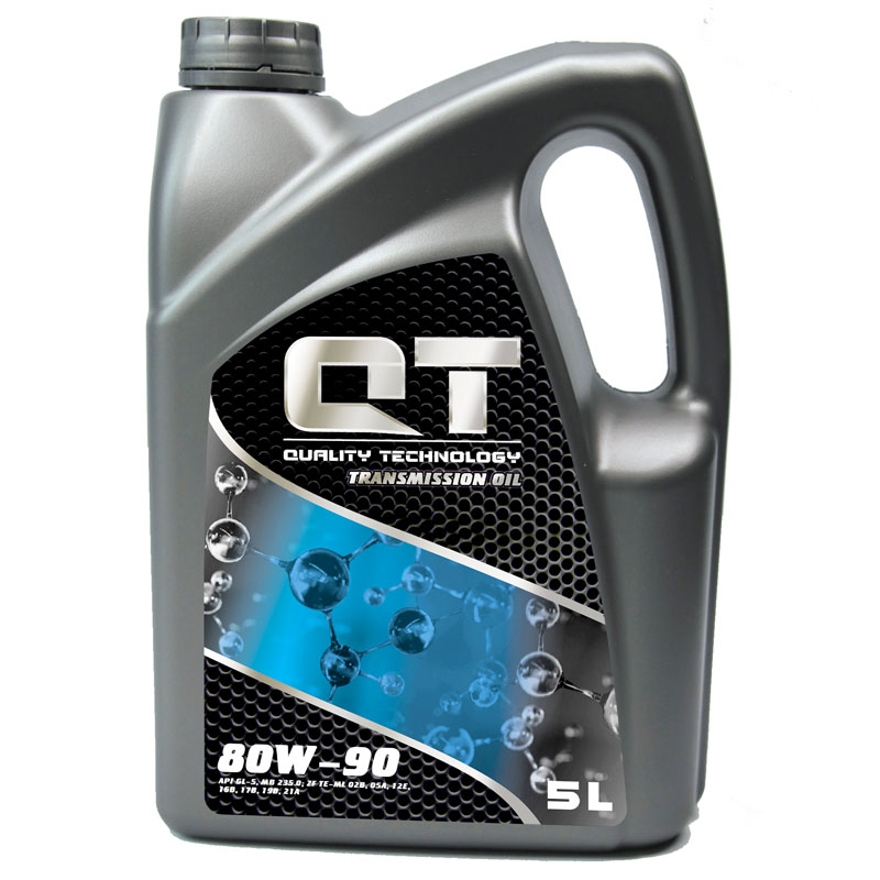 Масло трансмиссионное QT-OIL 80W-90 GL5 5 л