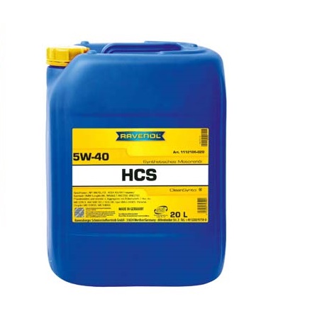 Моторна олива RAVENOL HCS 5W-40 20 л