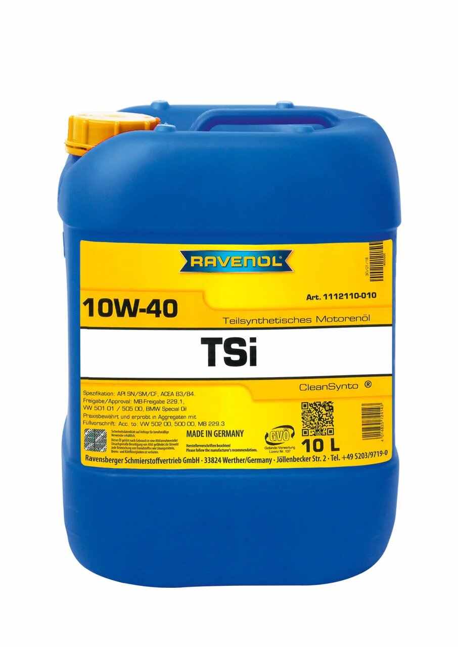 Масло моторное RAVENOL TSI 10W-40 10 л