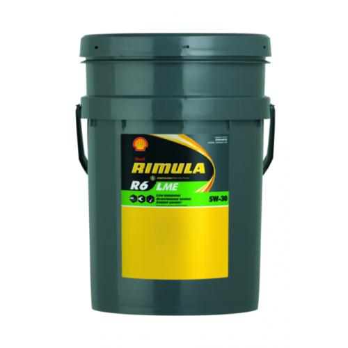 Масло моторное SHELL Rimula R6 LME 5W-30 20 л