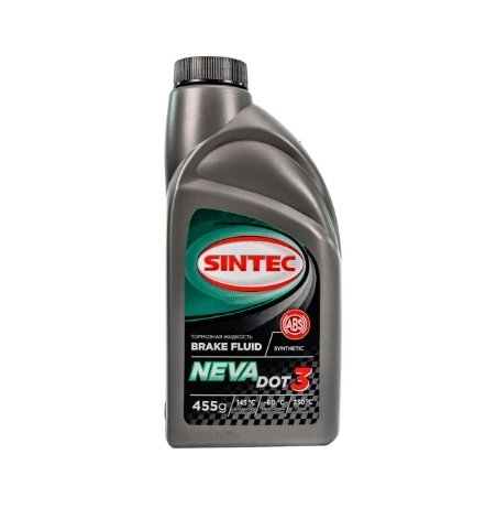 Тормозная жидкость SINTEC НЕВА DOT-3 0,455л