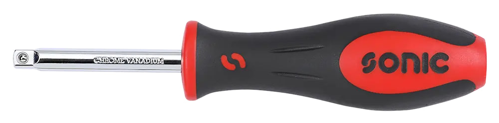 Вороток для бит/для насадок/для удлинителей, 1/4 дюйм, квадрат, (EN) spinner, длина: 150 мм, количество инструментов: 1шт SONIC 72402