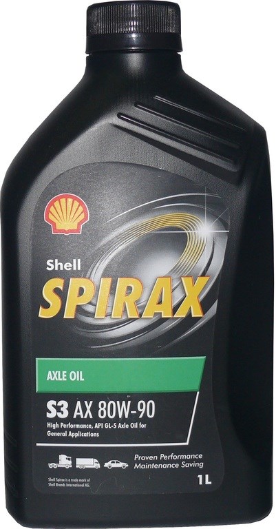 Масло трансмісійне SHELL Spirax S3 AX 80W-90 1л