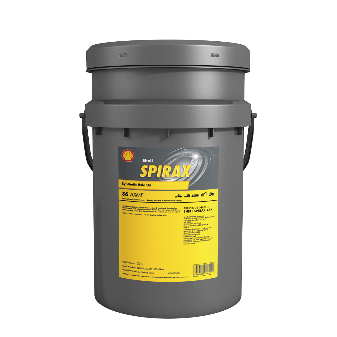Масло трансмісійне SHELL Spirax S6 AXME 75W-140 20л