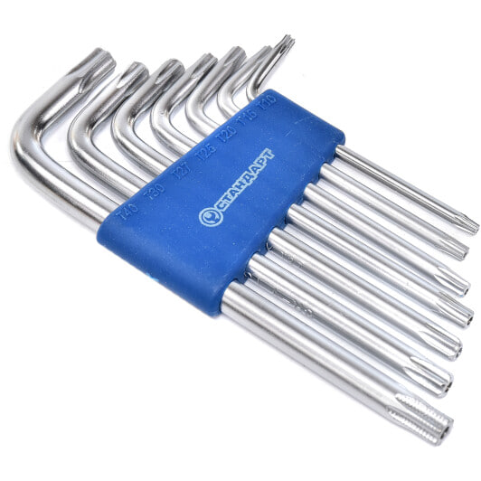 Набор ключей TORX с отверстием Г-образных 7 ед. СТАНДАРТ TKS0701