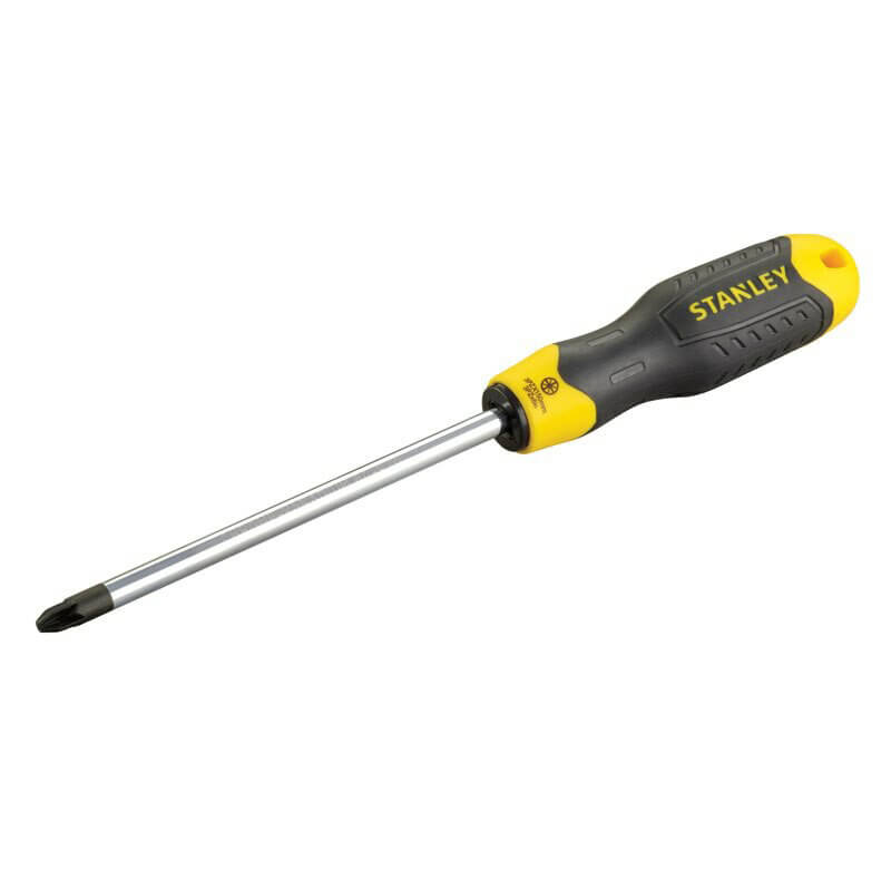 Викрутка хрестова "Cushion Grip" : "Pozidriv" PZ3 x 150 мм DW STANLEY 0-64-976