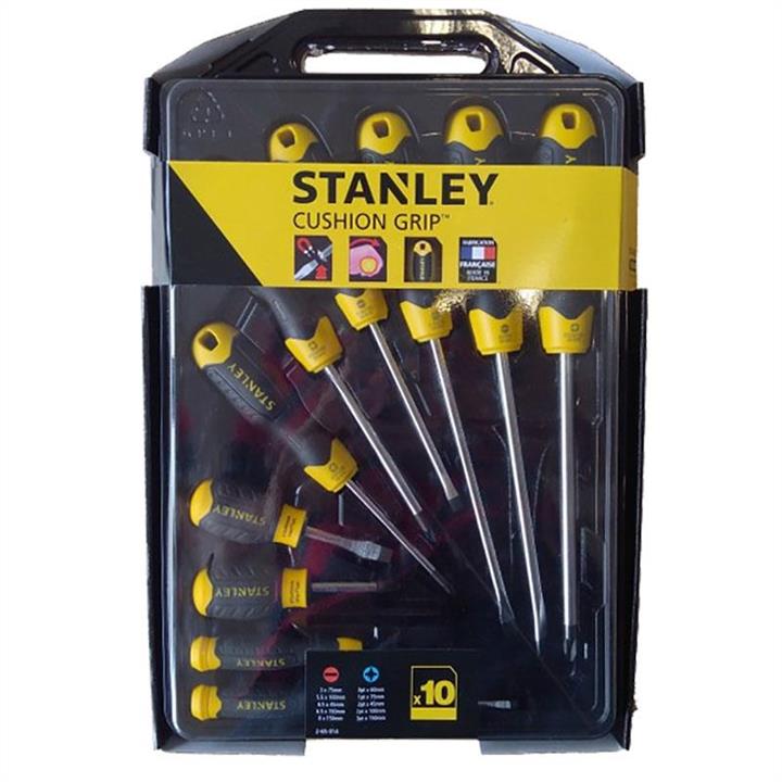 Набор отверток SL/PH в пластиковом футляре, 10 шт. STANLEY 2-65-005