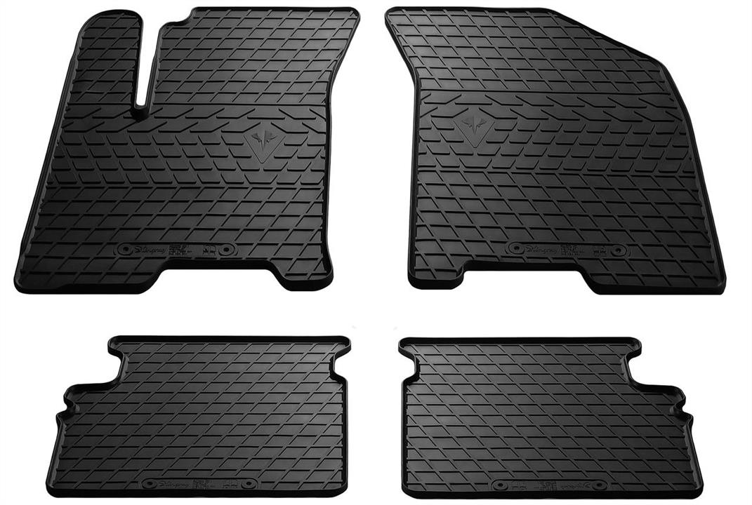 Килимки салону Chevrolet Aveo (T250) 04- / ZAZ Vida 12- (design 2016) 4 шт. STINGRAY Stingray 1002054