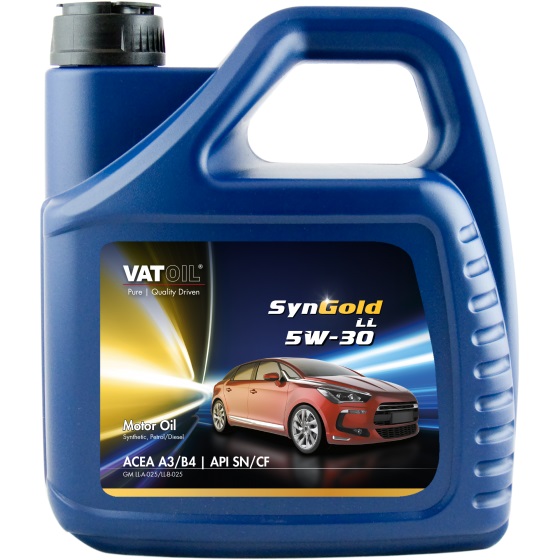 Моторна олива VATOIL SynGold LL 5W-30 4 л