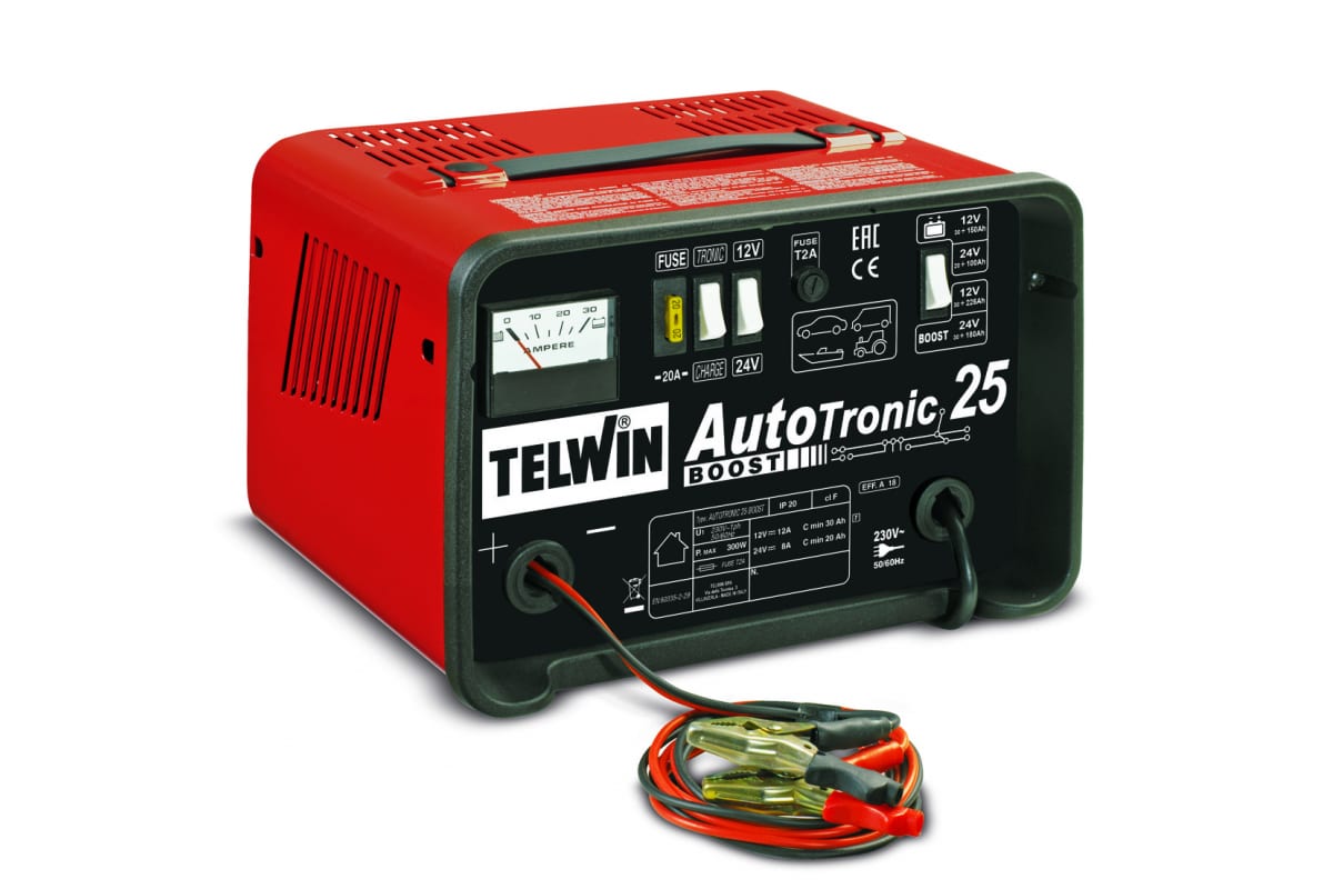 Зарядное устройство Telwin AUTOTRONIC 25 BOOST 230W 12V-24V 807540