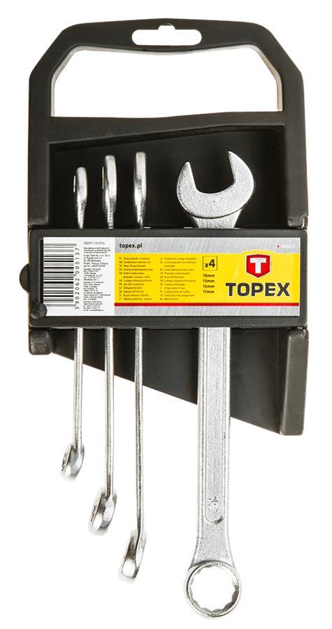Набор ключей комбинированных TOPEX 35D375 6-22 мм, 12 ед