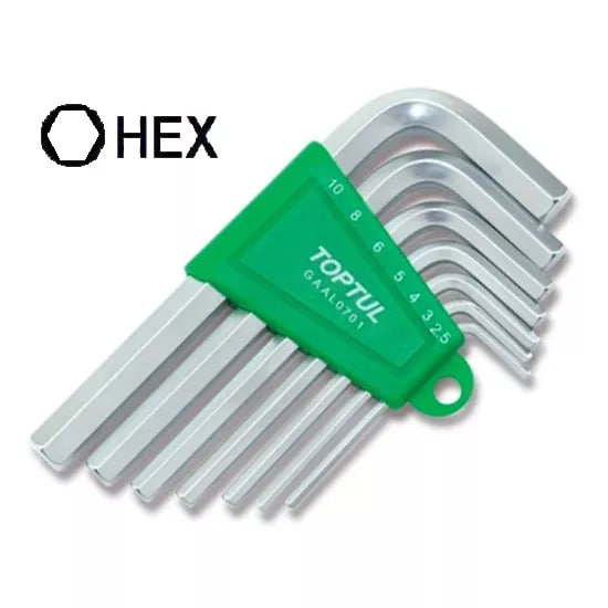 Набір ключів HEX, тип: 