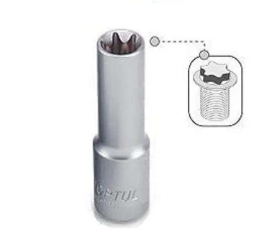 Головка Torx E10 довга 1/2" TOPTUL BAEH1610