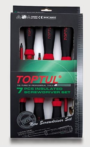 Набор отверток (1000V) 7 ед. Toptul GAAE0704