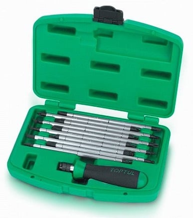 Набор отверток 20 в 1 (PH,PZ,SL,Hex,Torx) Toptul GAAI2101