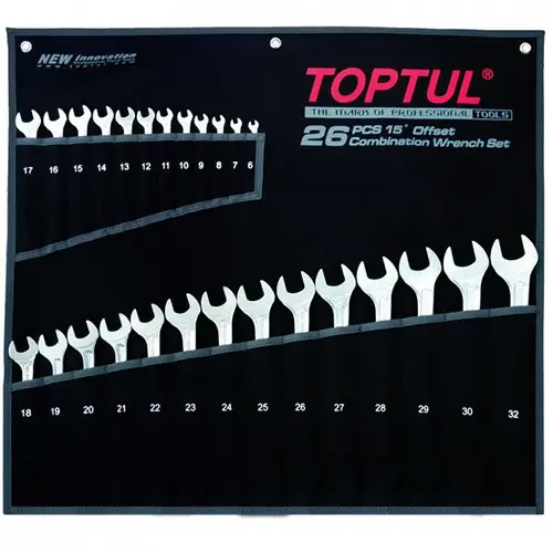 Набір ключів комбінованих 26 шт 6-32 мм Super-Torque TOPTUL GPAW2601