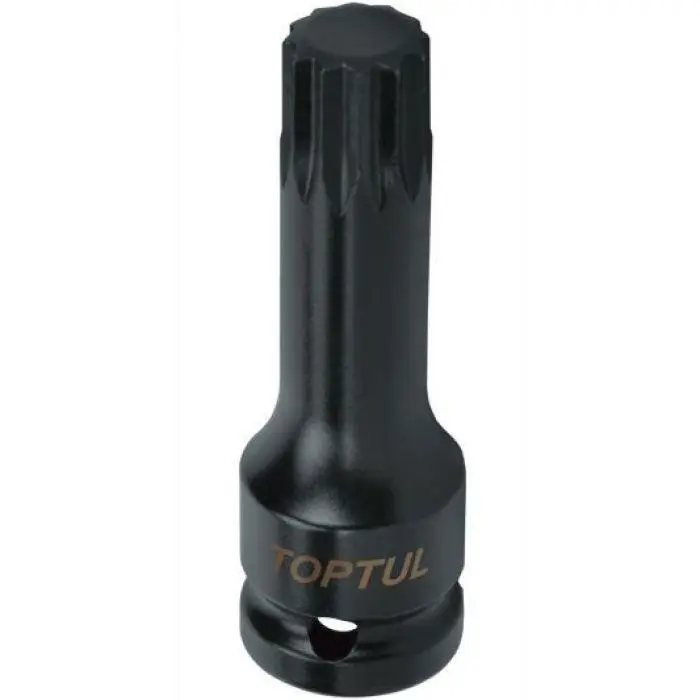 Головка ударная TOPTUL SPLINE М16 L77мм 1/2