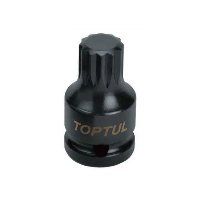 Головка ударная TOPTUL SPLINE М18 L44мм 1/2