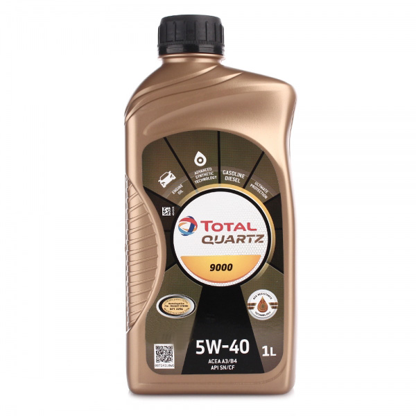 Моторное масло TOTAL QUARTZ 9000 5W-40 1л